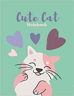indir Cute Cat Notebook: Notebook Cat Lover Wide Ruled for Children