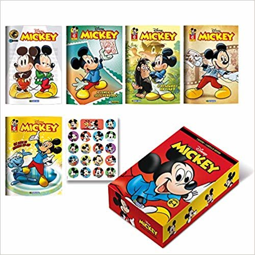 Box quadrinhos Disney Mickey - Edições 0 a 4: 5 volumes