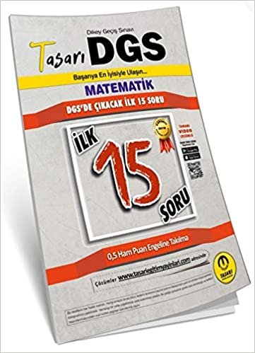 indir Tasarı DGS Matematik İlk 15 Garanti Soru Kitapçığı