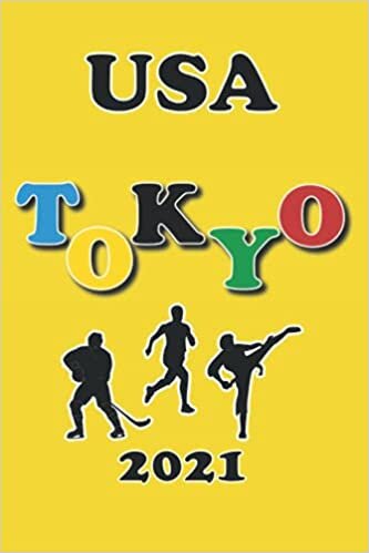 indir USA Tokyo 2021 Notebook - YELLOW: Tokyo Notebook, College Ruled, 6x9 notebook, 110 pages, Multicolored Notebook, Tokyo Journal Notebook, Back to School, Boys Girls Kids