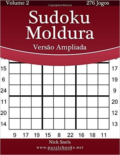 Sudoku Moldura Versao Ampliada - Volume 2 - 276 Jogos