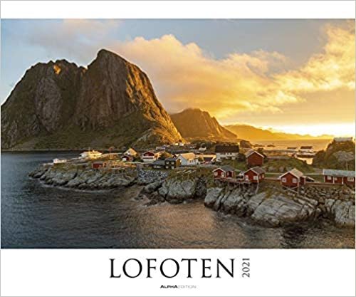 Lofoten 2021 - Bild-Kalender XXL 60x50 cm - Norwegen - Landschaftskalender - Natur-Kalender - Wand-Kalender - Alpha Edition