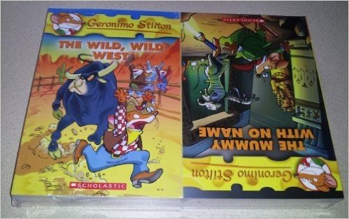 Geronimo Stilton 10 Book Collection Set Vol 21-30 (21 The Wild Wild West; 22 The Secret of Cacklefur Castle; 23 Valentine's Day Disaster; 24 Field Trip to Niagara Falls; 25 The Search for Sunken Treasure; 26 The Mummy With No Name; 27 The Christmas Toy Fa