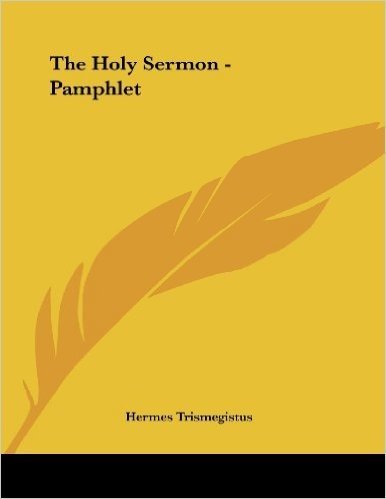The Holy Sermon - Pamphlet