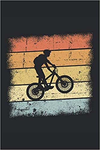 indir Notizbuch: Blanko Notizheft kariert mit Mountain Bike Cover |120 karierte Seiten | Softcover | A5 Format | schönes Cover