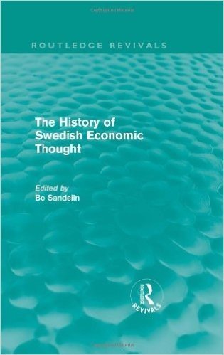 The History of Swedish Economic Thought baixar