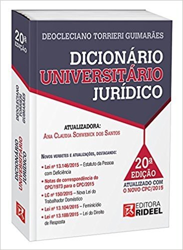 Dicionário Universitário Jurídico baixar
