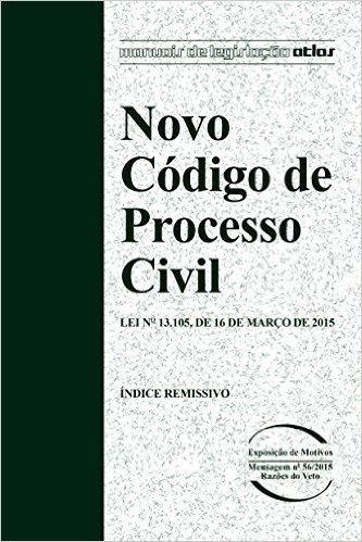 Novo Código de Processo Civil. Lei Nº 13105, de 16 de Março de 2015