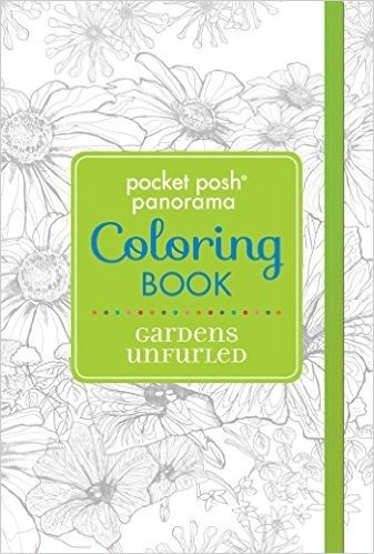 Pocket Posh Panorama Coloring Book: Gardens Unfurled