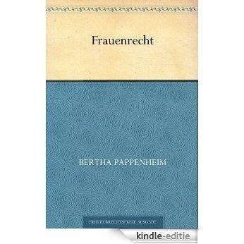 Frauenrecht (German Edition) [Kindle-editie]