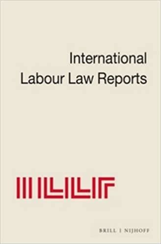 International Labour Law Reports: v. 10