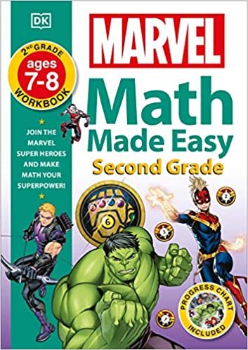 Marvel Math Made Easy, Second Grade: Join the Marvel Super Heroes and Make Math Your Superpower!