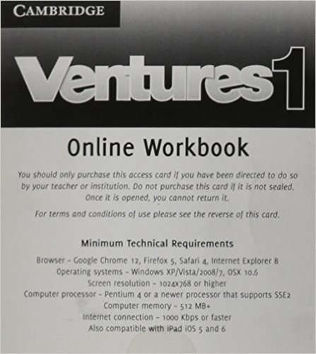 Ventures Level 1 Online Workbook (Standalone for Students)