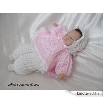 Crochet Pattern - CP76 -  Ribbed Suit Set to fit sizes 10"-12" doll - USA Terminology (English Edition) [Kindle-editie]