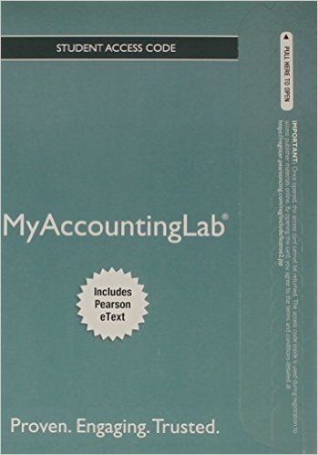 New Myaccountinglab with Pearson Etext -- Access Card -- Prentice Hall's Federal Taxation 2015 Comprehensive