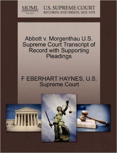 Abbott V. Morgenthau U.S. Supreme Court Transcript of Record with Supporting Pleadings baixar