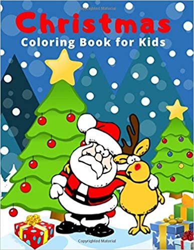 Christmas Coloring Book for Kids: Christmas Coloring book with Letter for Santa Claus: Fun Children's Christmas Gift or Present for Kids and Toddlers ... Santa, Christmas sweets, reindeer, and more!