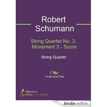 String Quartet No. 3, Movement 3 - Score [Kindle-editie] beoordelingen