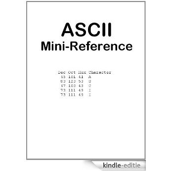 ASCII Mini-Reference (English Edition) [Kindle-editie]