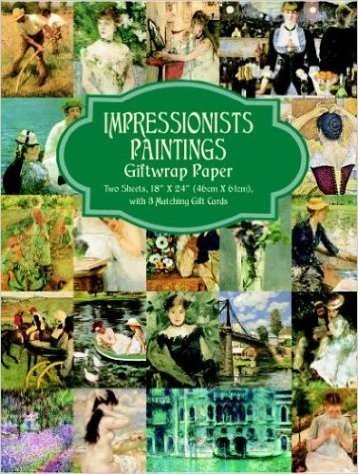 Impressionist Paintings Giftwrap Paper