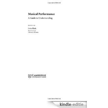 Musical Performance: A Guide to Understanding [Kindle-editie]