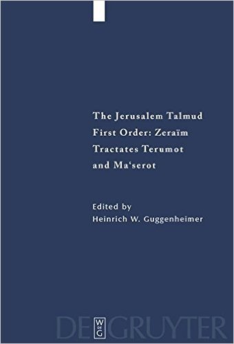 Tractates Terumot and Ma'serot: Edition, Translation, and Commentary baixar