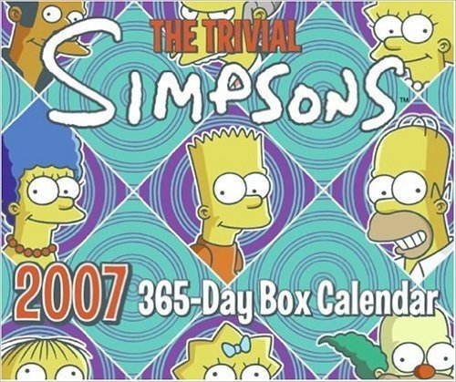The Trivial Simpsons 2007 365-Day Box Calendar