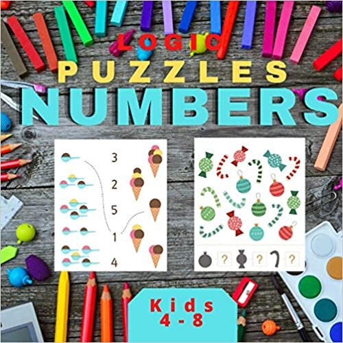 Logic Puzzle Numbers: Easy Coloring Games for Clever Kids ages 4-8, Toddlers, Brain Quest Preschool Kindergarten, Pre-Math, Wide Paths, ... Boys and Girls for Christmas or Birthday