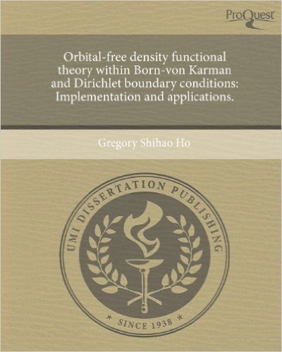 Orbital-Free Density Functional Theory Within Born-Von Karman and Dirichlet Boundary Conditions: Implementation and Applications.