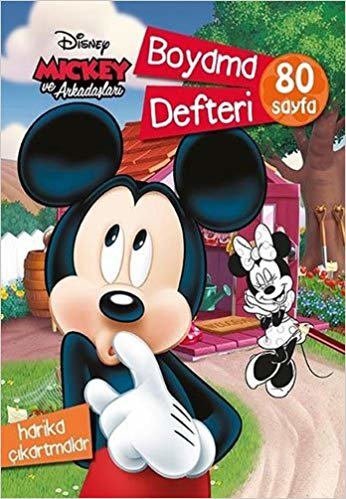 Disney Mickey ve Arkadaşları - Boyama Defteri: 80 sayfa Harika çıkartmalar