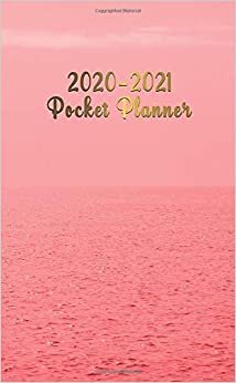 2020-2021 Pocket Planner: Cute Two-Year (24 Months) Monthly Pocket Planner & Agenda | 2 Year Organizer with Phone Book, Password Log & Notebook | Nifty Coral & Beach Print