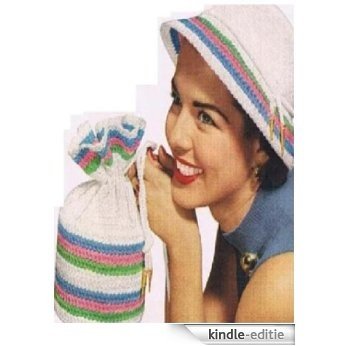 #0821 CANDY STRIP HAT AND BAG VINTAGE CROCHET PATTERN (English Edition) [Kindle-editie]