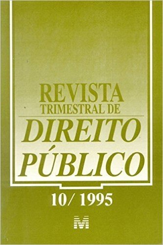 Revista Trimestral De Direito Publico N. 10