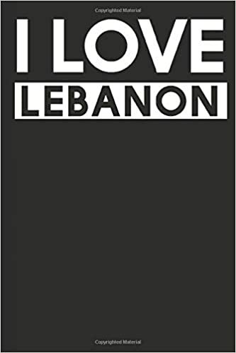 indir I Love Lebanon: A Notebook