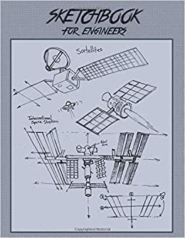 indir Sketchbook: Sketch Pad for Drawing or Sketching for engineering employees and students (100 Blank Pages, 8.5 x 11)
