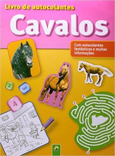 Livro Autocolantes Cavalos