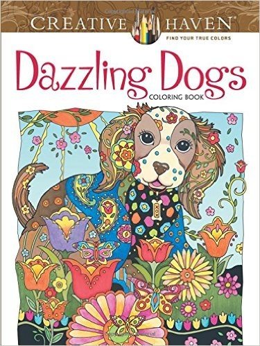 Creative Haven Dazzling Dogs Coloring Book baixar
