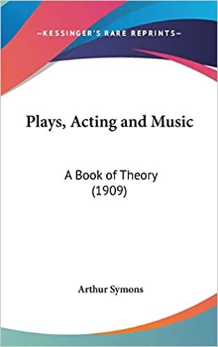 indir Plays, Acting and Music: A Book of Theory (1909)