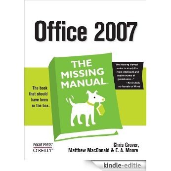Office 2007: The Missing Manual: The Missing Manual [Kindle-editie] beoordelingen