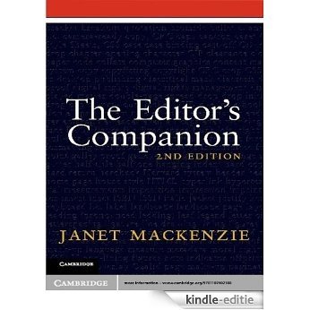 The Editor's Companion [Kindle-editie] beoordelingen