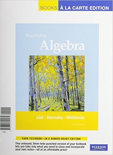 Beginning Algebra, Books a la Carte Plus MML/Msl Student Access Code Card (for Ad Hoc Valuepacks)