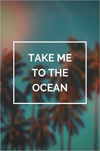 indir Take Me to the Ocean: Journal for composition during your next beach vacation. Lined paper, undated.: Notebook to write in travel inspiration during ... ocean, sea, and nature. Sun, pink and blue.