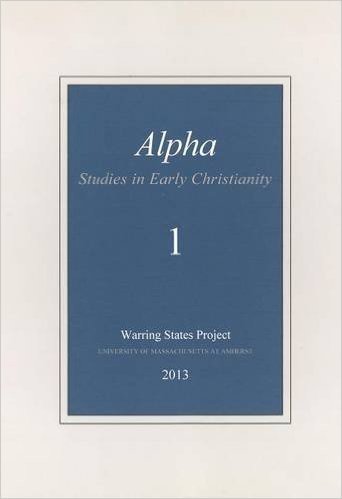 Alpha V1 (2013): Studies in Early Christianity