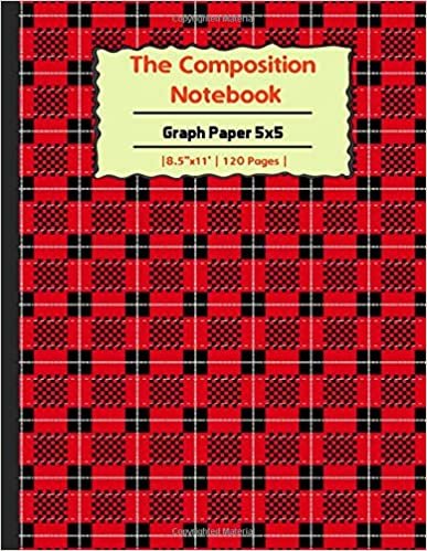 indir The Composition Book: Graph Paper 5x5: Quad Ruled 5x5-VOL.TN2, The Notebook For Design Projects, Mapping, Designing Floorplans, Tiling, Playing Pen ... Planning Embroidery, Cross Stitch Or Knitting