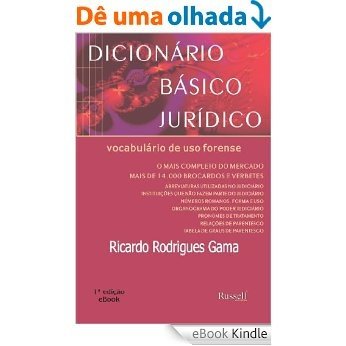 Dicionário Básico Jurídico - Vocabulário de uso Forense [eBook Kindle]