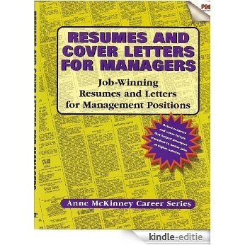 Resumes & Cover Letters for Managers (Real-Resumes Series) (English Edition) [Kindle-editie]