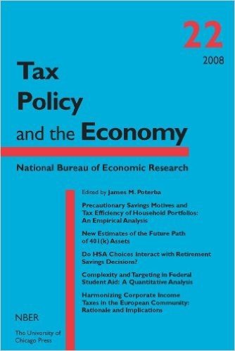 Tax Policy and the Economy, Volume 22 baixar