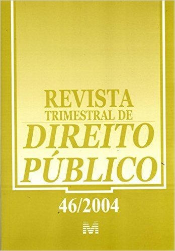 Revista Trimestral De Direito Publico - V. 41 A V. 46 baixar