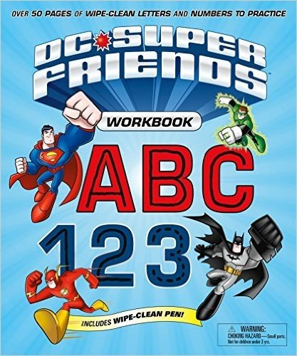 DC Super Friends Wipe Clean Workbook, ABC 123