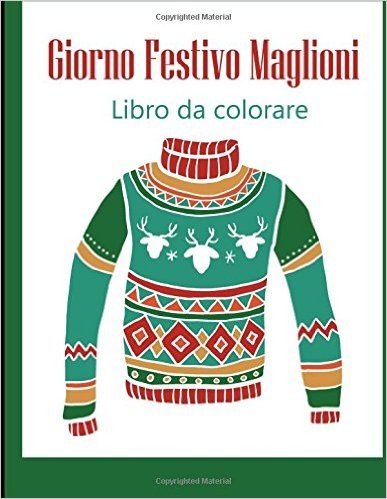 Giorno Festivo Maglioni: Libro Da Colorare